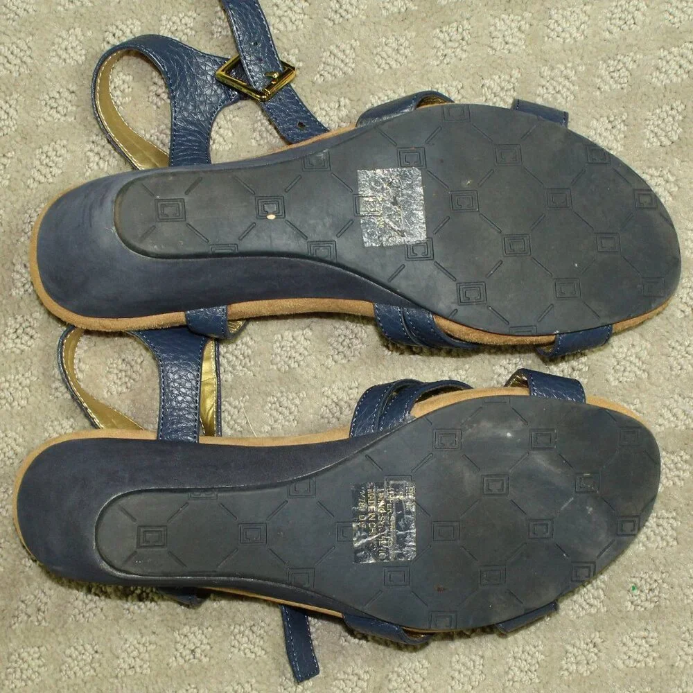 Chaps Women's Size 10 Blue Strappy 3